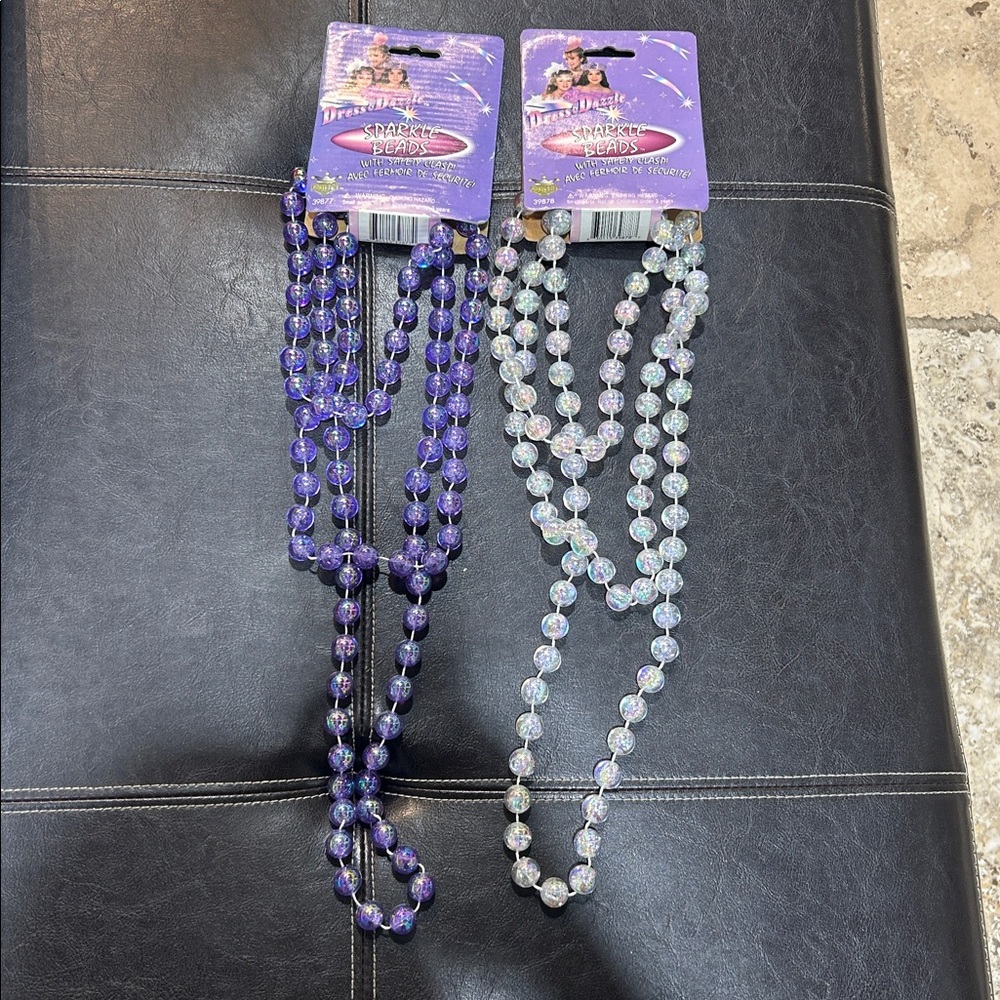 Dress Up'n Dazzle Sparkle Beads Necklace 2 Pack